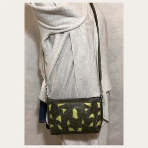 leaders in leather wristlet